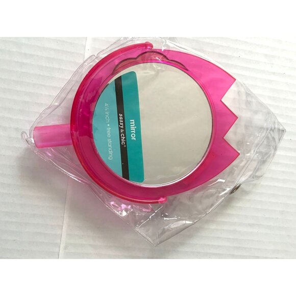 New Sassy and Chic 4.125 in free standing Mirror Pink - Picture 1 of 2